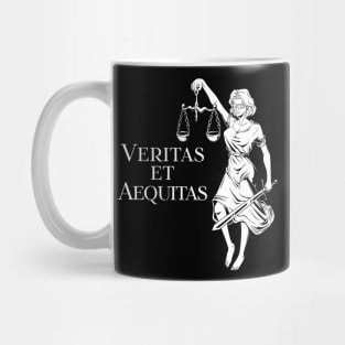 Veritas et Aequitas - Goddess Lady Justice Mug